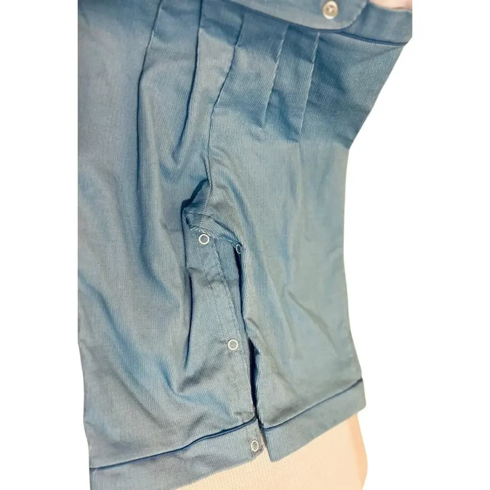 Vtg Infant Blue Corduroy Overall Jumper Pant/Shirt 24 months, Once Upon a Time